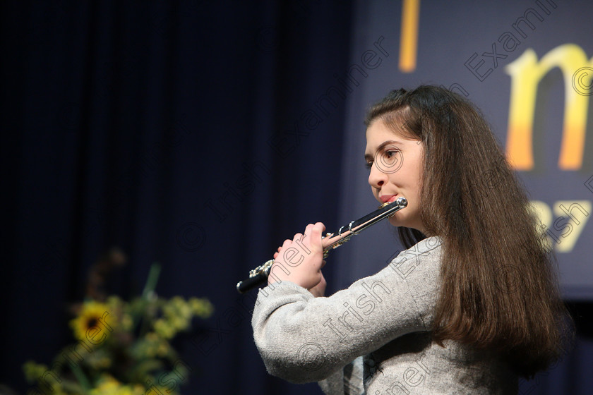 Feis09022018Fri48 
 48
Louise Clarke performing.
 Instrumental Music Class: 212: Woodwind Solo16 Years and Under Feis Maitiú 92nd Festival held in Fr. Mathew Hall. EEjob 09/02/2018 Picture: Gerard Bonus.