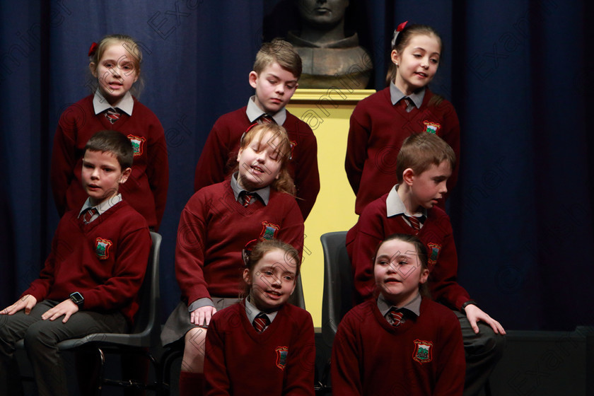 Feis10032020Tues43 
 43~47
Timoleague NS performing The Bogeyman.

Class:476: “The Peg O’Mahony Memorial Perpetual Cup” Choral Speaking 4thClass

Feis20: Feis Maitiú festival held in Father Mathew Hall: EEjob: 10/03/2020: Picture: Ger Bonus.