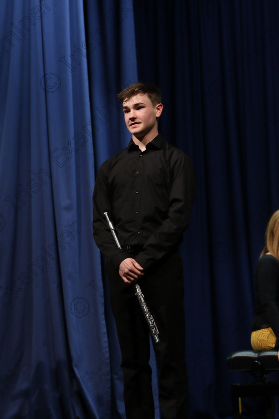 Feis06022018Tue37 
 37
John Sweeney from Rochestown introducing his programme which included Gaubert.
Instrumental Music Class: 142: The Music Teachers Association Perpetual Trophy” and “The Regional Music Teachers Association Bursary” Instrumental Music Award 15 Years and Over Bursary Value €150 Sponsored by Moloney Pianos Feis Maitiú 92nd Festival held in Fr. Mathew Hall. EEjob 05/02/2018 Picture: Gerard Bonus.