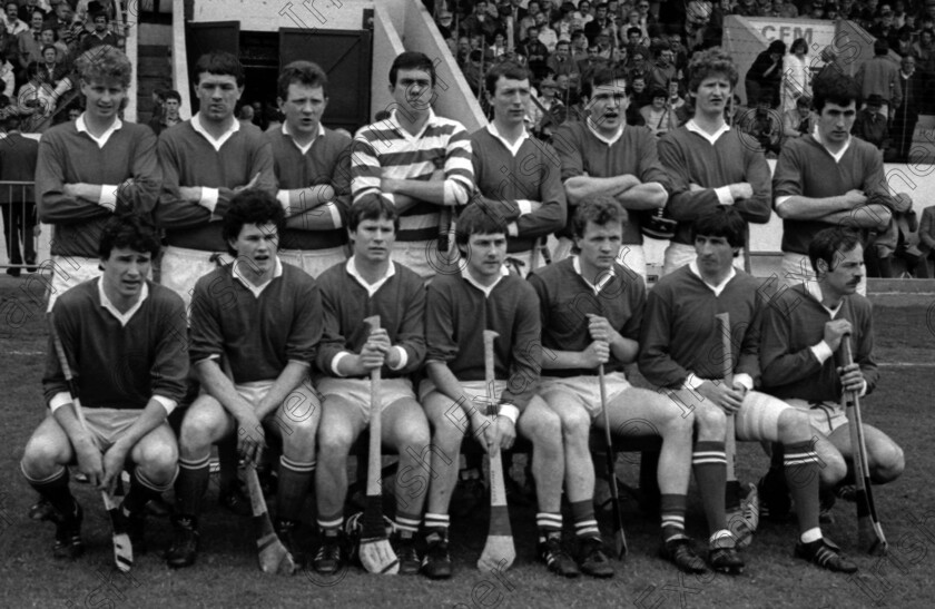 TEAMC 
 Pic for Photosales .... The Cork team which defeated Waterford in the 1986 Munster Senior Hurling Championship semi-final at Pairc Ui Chaoimh. 08/06/1986 Ref 331/034 330/34