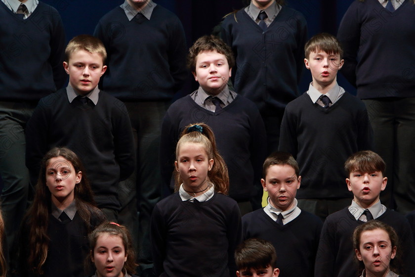 Feis12032020Thur10 
 7~10
Commended; Scoil Muirhe Knockraha performing Jack Frost in the Garden as their own choice

Class:474: “The Junior Perpetual Cup” 6th Class Choral Speaking

Feis20: Feis Maitiú festival held in Father Mathew Hall: EEjob: 12/03/2020: Picture: Ger Bonus.