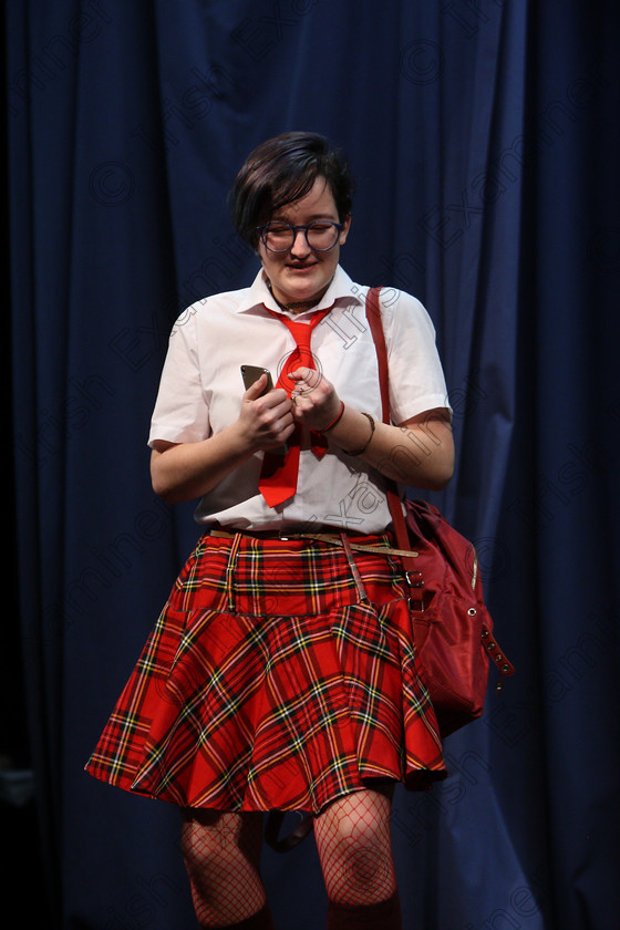 Feis08032018Thu06 
 6
Melany Shemetov giving a 3rd place performance.
 Singing and School Choirs Class: 112: “The C.A.D.A. Perpetual Trophy” Solo Action Song 14 Years and Under Section 2 Feis Maitiú 92nd Festival held in Fr. Mathew Hall. EEjob 06/03/2018 Picture: Gerard Bonus.