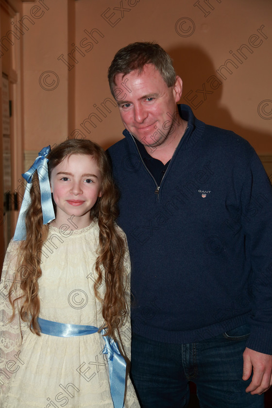 Feis09022020Sun21 
 21
Sophia Herlihy with her Dad, Brian from Ballinhassig.

Class:112: “The C.A.D.A. Perpetual Trophy”

Feis20: Feis Maitiú festival held in Father Mathew Hall: EEjob: 09/02/2020: Picture: Ger Bonus