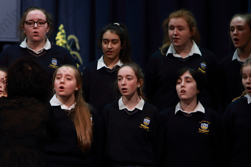 Feis27022019Wed21 
 17~21
St. Ailbes Choir singing “Castle on A Cloud” from Les Misérables conducted by Siobhan Hall.

Class: 77: “The Father Mathew Hall Perpetual Trophy” Sacred Choral Group or Choir 19 Years and Under Two settings of Sacred words.
Class: 80: Chamber Choirs Secondary School

Feis Maitiú 93rd Festival held in Fr. Mathew Hall. EEjob 27/02/2019. Picture: Gerard Bonus