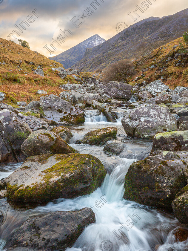 Carrauntoohil (4x3) 
 A view of Carrantoohil,s peak in the background as view from an upland steam flowing down from the reeks. (Taken on 7th Feb)