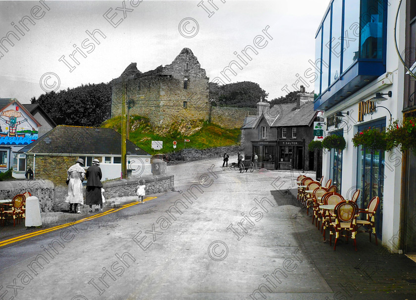 Baltimore1mixhires 
 NOW AND THEN BALTIMORE

View of Baltimore, West Cork in 1935 Ref. 355B Old black and white villages