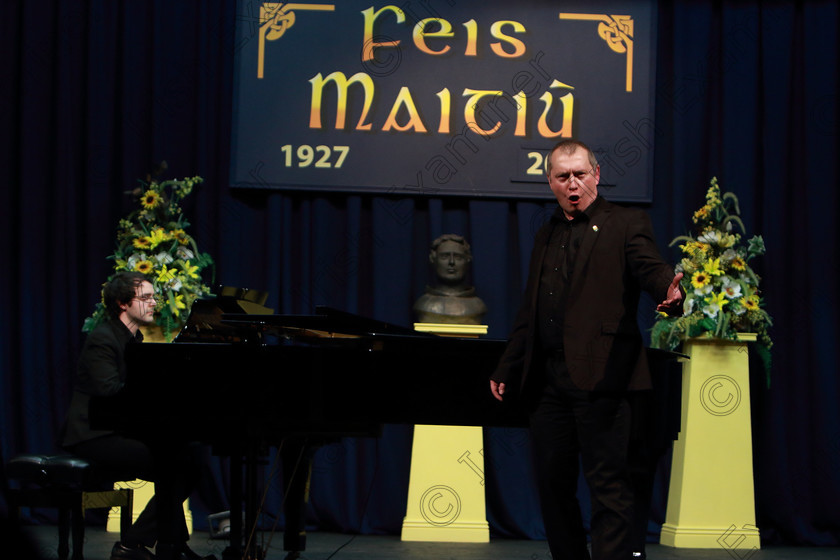 Feis01032019Fri62 
 62
Cup Winner and Gold Medallist Powel Switaj from Bishopstown singing “Son Lo Spirito Che Nega” Boito with official accompanist, Tom Doyle.

Class: 25: “The Operatic Perpetual Cup” and Gold Medal and Doyle Bursary –Bursary Value €100 Opera18 Years and Over A song or aria from one of the standard Operas.

Feis Maitiú 93rd Festival held in Fr. Mathew Hall. EEjob 01/03/2019. Picture: Gerard Bonus