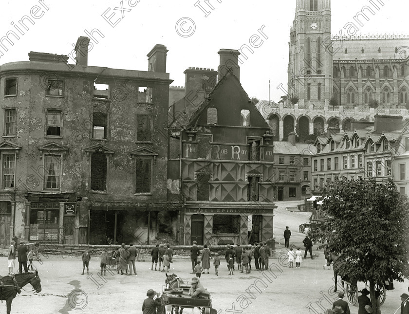 356062 
 AFTERMATH OF A BLAZE WHICH DESTROYED THE ROB ROY HOTEL, COBH, CO. CORK - MAY 29TH, 1927 - REF. 38A

DOWN MEMORY LANE - BLACK AND WHITE