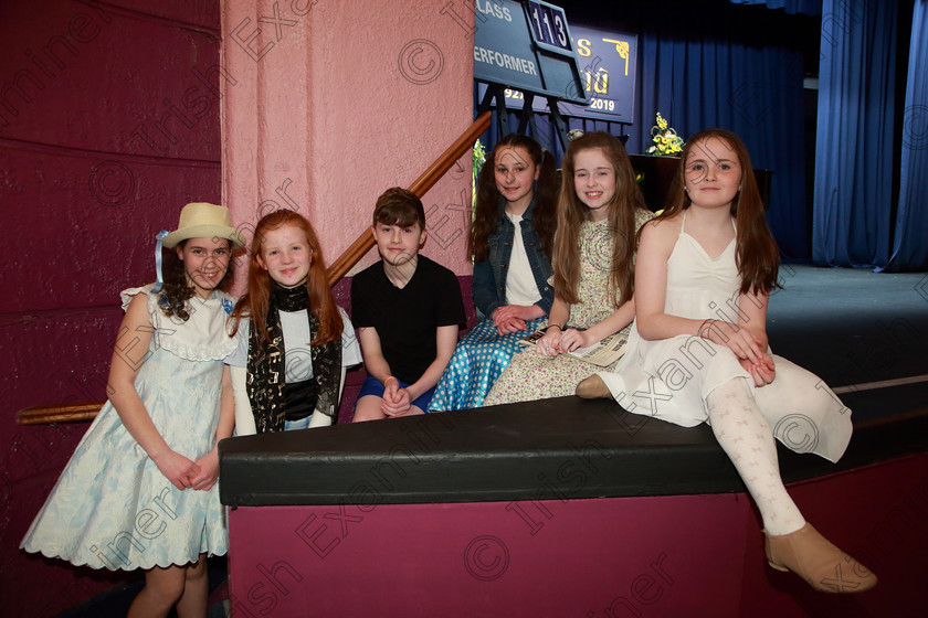 Feis05032019Tue10 
 10
Performers Aoife Tuthill from Kilbrittain; Ciara Callghan, Emma Kirby from Little Island; Luke Owen from Carrignabhar; Ella Rose McDonnell from Killeagh and Rachel Kenny from Douglas.

Class: 113: “The Edna McBirney Memorial Perpetual Award” Solo Action Song 12 Years and Under –Section 2 An action song of own choice.

Feis Maitiú 93rd Festival held in Fr. Mathew Hall. EEjob 05/03/2019. Picture: Gerard Bonus