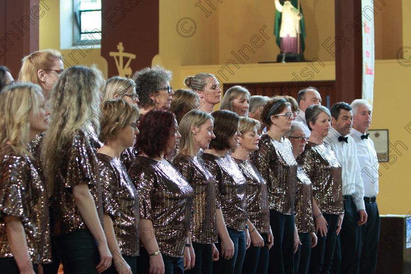 Feis0302109Sun27 
 26~30
Forte Mixed Voices singing “Into The West” and Razzle Dazzle”.

Class: 79: “The Holy Trinity Perpetual Cup” Chamber Choirs Two Contrasting Songs.

Feis Maitiú 93rd Festival held in Fr. Matthew Hall. EEjob 03/02/2019. Picture: Gerard Bonus.