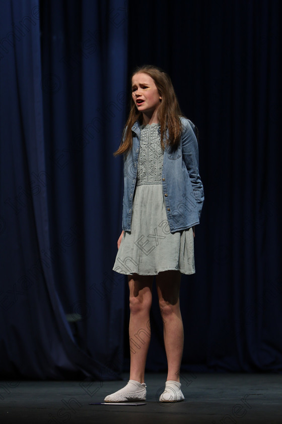 Feis22022018Thu06 
 6
Emer Bradley from Blackrock giving a winning performance.
 Speech and Drama Classes: 363: Solo Verse Speaking Girls 12 Years and Under –Section 1
Feis Maitiú 92nd Festival held in Fr. Mathew Hall. EEjob 22/02/2018 Picture: Gerard Bonus.