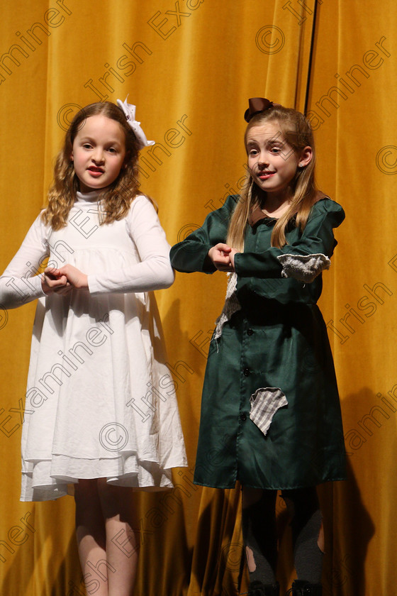 Feis24032018Sat55 
 55~56
Cliona Murphy and Abby Walsh performing “A Little Princess”.
 Speech and Drama Class: 312: Dramatic Duo 10 Years and Under Feis Maitiú 92nd Festival held in Fr. Mathew Hall. EEjob 24/03/2018 Picture: Gerard Bonus