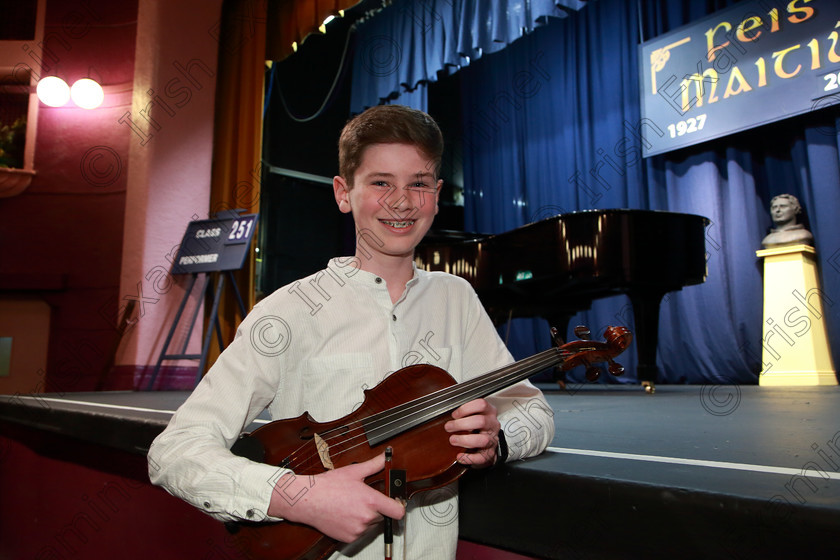 Feis30012020Thurs46 
 46
Performer Áron Hickey from Myrtleville.

Class: 240: Violin Solo 12 Years and Under Chanson de Matin 
Feis20: Feis Maitiú festival held in Fr. Mathew Hall: EEjob: 30/01/2020: Picture: Ger Bonus.