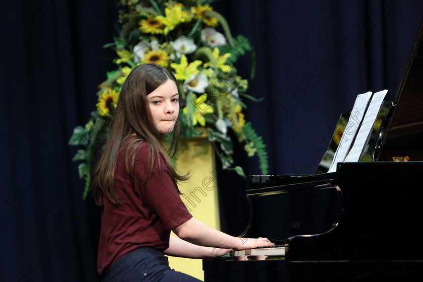 Feis0202109Sat04 
 4
Meabh Walsh performing.

Class: 184: Piano Solo 15 Years and Under –Confined Two contrasting pieces not exceeding 4 minutes. “The Kilshanna Music Perpetual Cup”

Feis Maitiú 93rd Festival held in Fr. Matthew Hall. EEjob 02/02/2019. Picture: Gerard Bonus