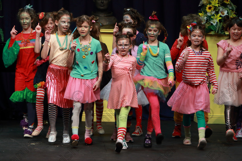 Feis12022019Tue15 
 10~15
Rockboro Primary School performing “Green Eggs and Ham” from Seussical the Musical.

Class: 104: “The Pam Golden Perpetual Cup” Group Action Songs -Primary Schools Programme not to exceed 8 minutes.

Feis Maitiú 93rd Festival held in Fr. Mathew Hall. EEjob 12/02/2019. Picture: Gerard Bonus