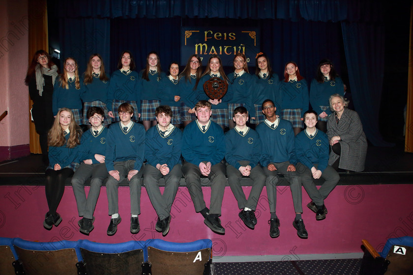 Feis26022020Wed61 
 61~62
Chamber Choirs Secondary School winners of the Chamber Choirs Glanmire Secondary School.

Feis20: Feis Maitiú festival held in Father Mathew Hall: EEjob: 26/02/2020: Picture: Ger Bonus.