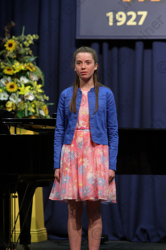 Feis05032018Mon29 
 29
Leah Hallihan performing
 Singing and School Choirs Class: 53: Girls Solo Singing 13 Years and Under –Section 2 Feis Maitiú 92nd Festival held in Fr. Mathew Hall. EEjob 05/03/2018 Picture: Gerard Bonus.