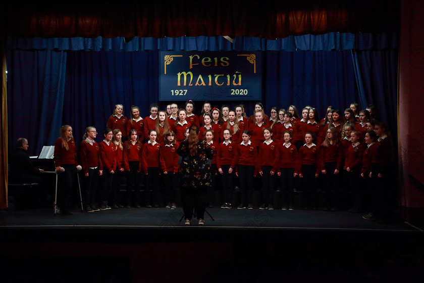 Feis26022020Wed33 
 33~35
Loreto 1st Year Choir A singing Little Spanish Town.

Class:83: “The Loreto Perpetual Cup” Secondary School Unison Choirs

Feis20: Feis Maitiú festival held in Father Mathew Hall: EEjob: 26/02/2020: Picture: Ger Bonus.