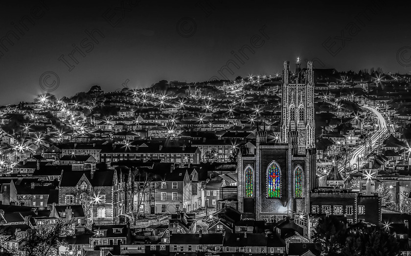 twin 
 Twinkle Twinkle little Cork. The beautiful North Cathedral looking medieval with the Church of the Ascension perfectly placed between the steeple towers. Shot (HDR) taken from Bells field Cork City. Picture: Kevin Barrett