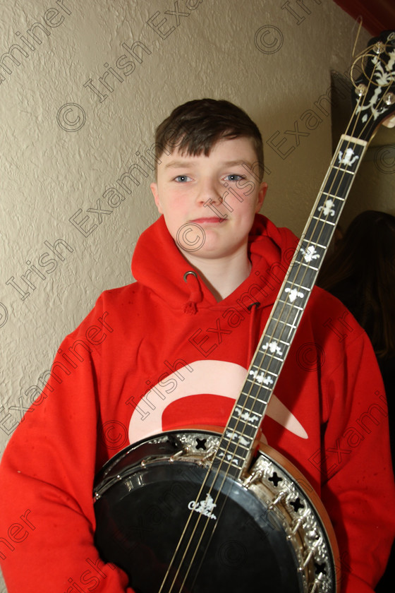 Feis23032018Fri05 
 5
Daniel Conroy came 2nd and 3rd for Violin Duets and 1st in Banjo from Comhaltas Douglas.
 Ceol agus Amhránaíocht Traidisiúnta Class: 551: Grupa Ceoil “Corn Evening Echo” 14 Bliana D’Aois Nó Faoina Feis Maitiú 92nd Festival held in Fr. Mathew Hall. EEjob 23/03/2018 Picture: Gerard Bonus