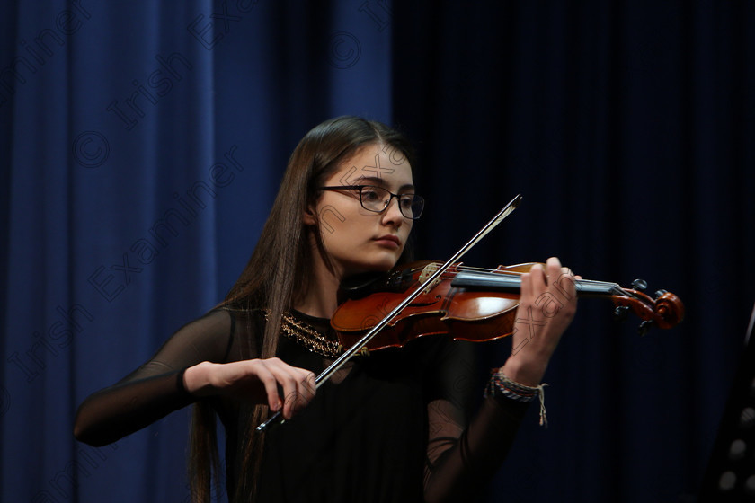 Feis31012018Wed27 
 27
Irina Riedewald from Blackrock performing Kabalevsky 1st movement Opus 48.

Instrumental Music; Class: 236 “The Shanahan & Co. Perpetual Cup”: Advance Violin, one movement from a Concerto; Feis Maitiú 92nd Festival held in Fr. Matthew Hall. EEjob 31/01/2018. Picture: Gerard Bonus.