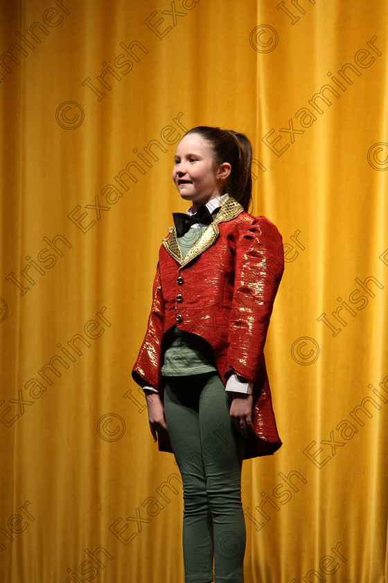 Feis14032018Wed07 
 7~8
Alison Creedon performing as “Toad” from Wind in the Willows”.
 Speech and Drama Class: 328: “The Fr. Nessan Shaw Memorial Perpetual Cup” Dramatic Solo 10 Years and Under Section1Feis Maitiú 92nd Festival held in Fr. Mathew Hall. EEjob 14/03/2018 Picture: Gerard Bonus.