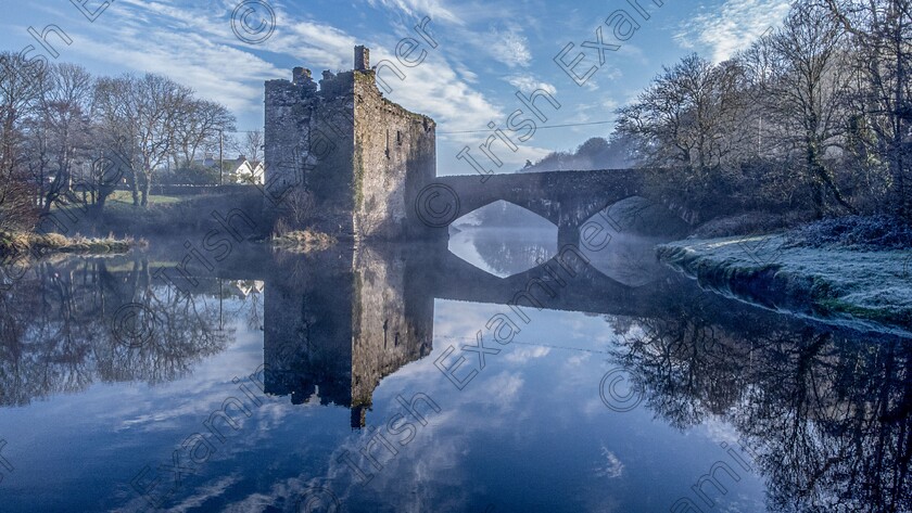 carrigadrohid winter morning 
 Winter Morning Reflections. Carrigadrohid Castle.