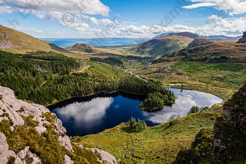 Glanteenassig vista-2359 
 Glanteenassig Forest Park, Loch Cam and beyond taken from the slopes of Stradbally Mountain in Sept 2022.Photo by: Noel O Neill 
 Keywords: Beenoskee, DHC, Glanteenassig