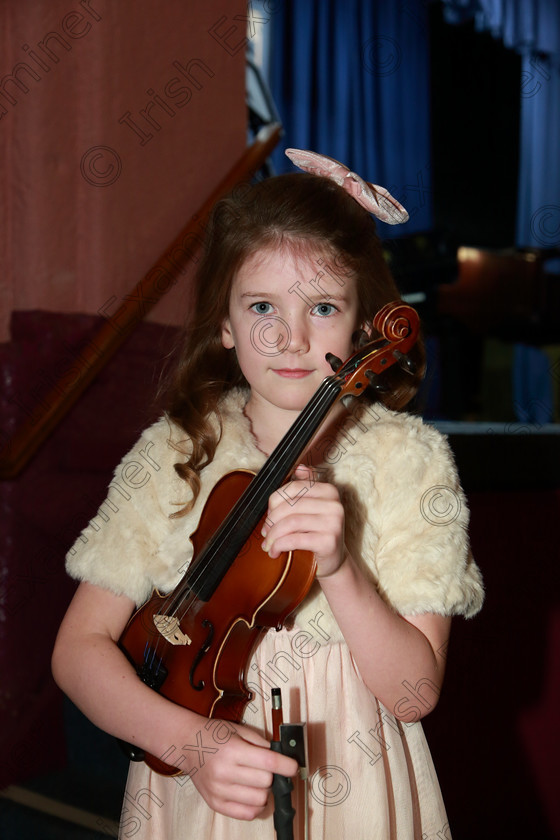 Feis04022020Tues02 
 2
Performer Neasa Randles from Waterfall.

Class:242: Violin Solo 8 year and under

Feis20: Feis Maitiú festival held in Father Mathew Hall: EEjob: 04/02/2020: Picture: Ger Bonus.
