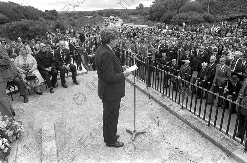 1383689 
 Dr Garrett Fitzgerald, Michael Collins Commemoration August 20th 1978. Ref 220/172 neg no.26.