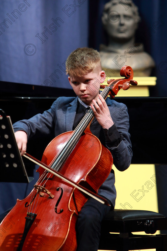 Feis30012020Thurs40 
 40
Stephen Fitzgibbon performing.

Class: 250: Violoncello Solo 12 Years and Under; Smetana – Vltava Feis20: Feis Maitiú festival held in Fr. Mathew Hall: EEjob: 30/01/2020: Picture: Ger Bonus.