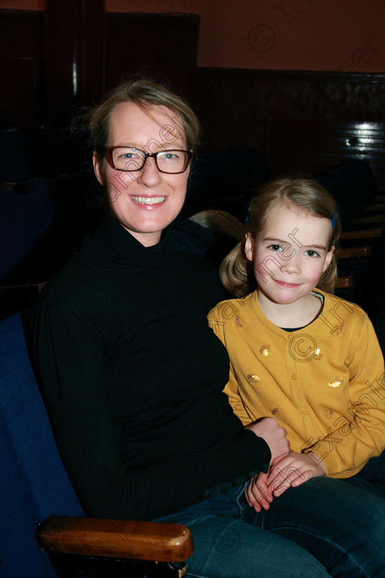 Feis24022018Sat15 
 15
Performer Sarah Roche from Blackrock with her mum Clare.
 Speech and Drama Class: 369: Solo Verse Speaking Girls 6 Years and Under Section 3 Feis Maitiú 92nd Festival held in Fr. Mathew Hall. EEjob 24/02/2018 Picture: Gerard Bonus.