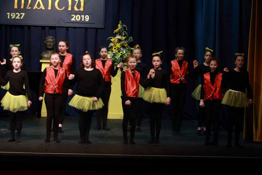 Feis12022019Tue42 
 39~44
Vocal Studios of Orla Fogarty giving a 3rd place performance.

Class: 102: “The Juvenile Perpetual Cup” Group Action Songs 13 Years and Under A programme not to exceed 10minutes.

Feis Maitiú 93rd Festival held in Fr. Mathew Hall. EEjob 12/02/2019. Picture: Gerard Bonus