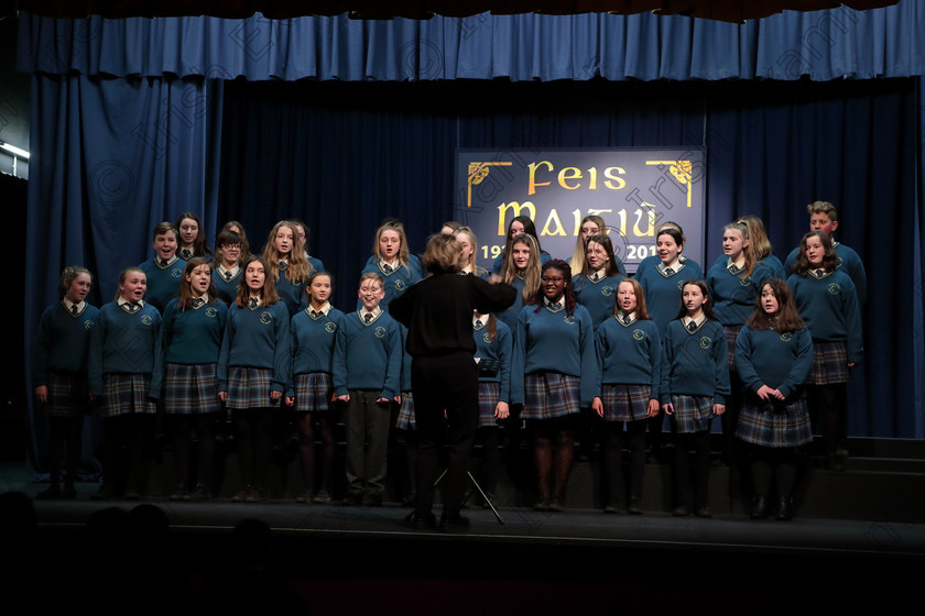 Feis12042018Thu52 
 52~55
Glanmire Community School Junior Choir singing “Gentle Maid” Conducted by Ann Mannix.

Singing Class: 83: Part Choirs “The Echo Perpetual Shield” 15 Years and Under Feis Maitiú 92nd Festival held in Fr. Mathew Hall. EEjob 12/04/2018 Picture: Gerard Bonus