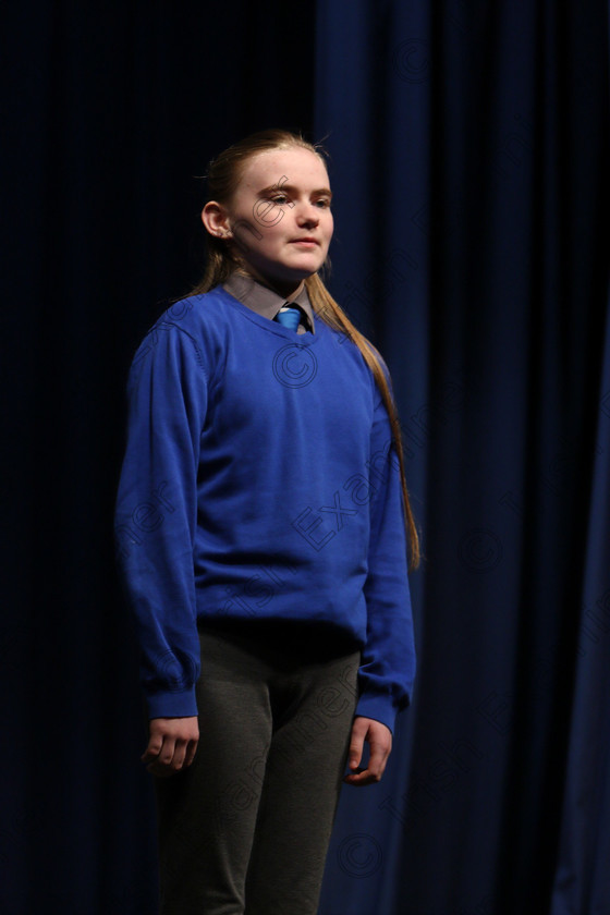 Feis20032018Tue04 
 4
Madison Rose performing.
 Speech and Drama Class: 364: Solo Verse Speaking Girls 11 Years and Under Section 1
Feis Maitiú 92nd Festival held in Fr. Mathew Hall. EEjob 20/03/2018 Picture: Gerard Bonus