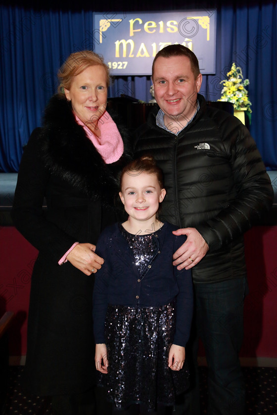 Feis11022019Mon10 
 10
Saoirse Murphy from Tralee with her parents Theresa and Seamus.

Class: 215: Woodwind Solo 10 Years and Under Programme not to exceed 4 minutes.

Feis Maitiú 93rd Festival held in Fr. Matthew Hall. EEjob 11/02/2019. Picture: Gerard Bonus