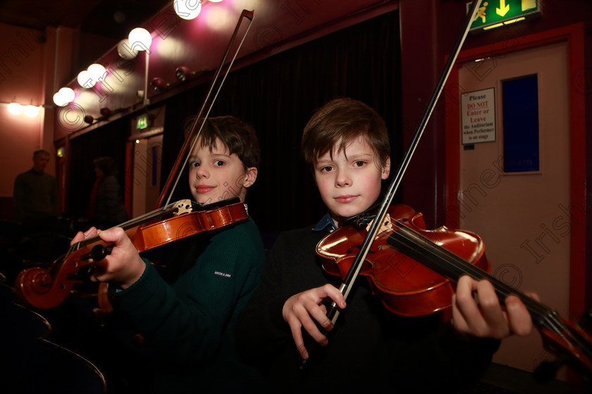 Feis01022020Sat26 
 26
Performers Killian and Ultan McCarthy from Blackrock practicing before their performance.

Class: 267: Junior Duo Class
Feis20: Feis Maitiú festival held in Fr. Mathew Hall: EEjob: 01/02/2020: Picture: Ger Bonus.