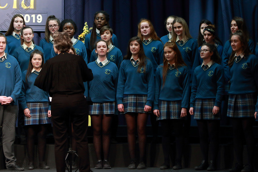 Feis27022019Wed65 
 64~66
Glanmire Community School singing “Fly Me To The Moon”.

Class: 81: “The Father Mathew Perpetual Shield” Part Choirs 19 Years and Under Two contrasting songs.

Feis Maitiú 93rd Festival held in Fr. Mathew Hall. EEjob 27/02/2019. Picture: Gerard Bonus