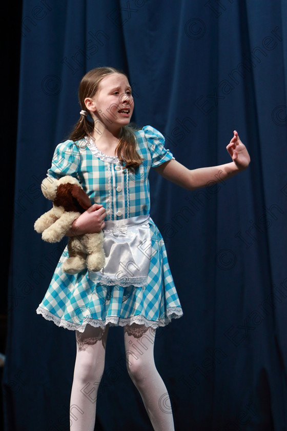 Feis08032019Fri02 
 2
Ava O’Driscoll performing as Dorothy “In The Cyclone” from The Wizard of Oz.

Class: 328: “The Fr. Nessan Shaw Memorial Perpetual Cup” Dramatic Solo 10YearsandUnder –Section 1 A Solo Dramatic Scene not to exceed 4 minutes.

Feis Maitiú 93rd Festival held in Fr. Mathew Hall. EEjob 08/03/2019. Picture: Gerard Bonus