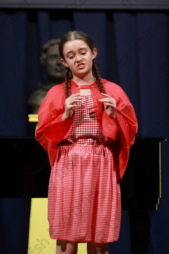 Feis05032019Tue26 
 26
Sarah Coleman singing “I Know Things” from Into The Woods.

Class: 113: “The Edna McBirney Memorial Perpetual Award”
Solo Action Song 12 Years and Under –Section 3 An action song of own choice.

Feis Maitiú 93rd Festival held in Fr. Mathew Hall. EEjob 05/03/2019. Picture: Gerard Bonus