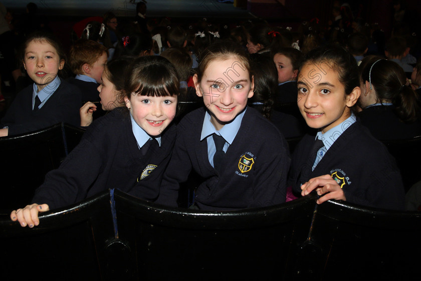 Feis23022018Fri51 
 51
Performers Daisy Lenihan, Bríd Hegarty and Erica O’Sullivan from Vicarstown NS Mallow.
 Speech and Drama Class: 476: “The Peg O’Mahony Memorial Perpetual Cup” Choral Speaking 4th Class Feis Maitiú 92nd Festival held in Fr. Mathew Hall. EEjob 23/02/2018 Picture: Gerard Bonus.