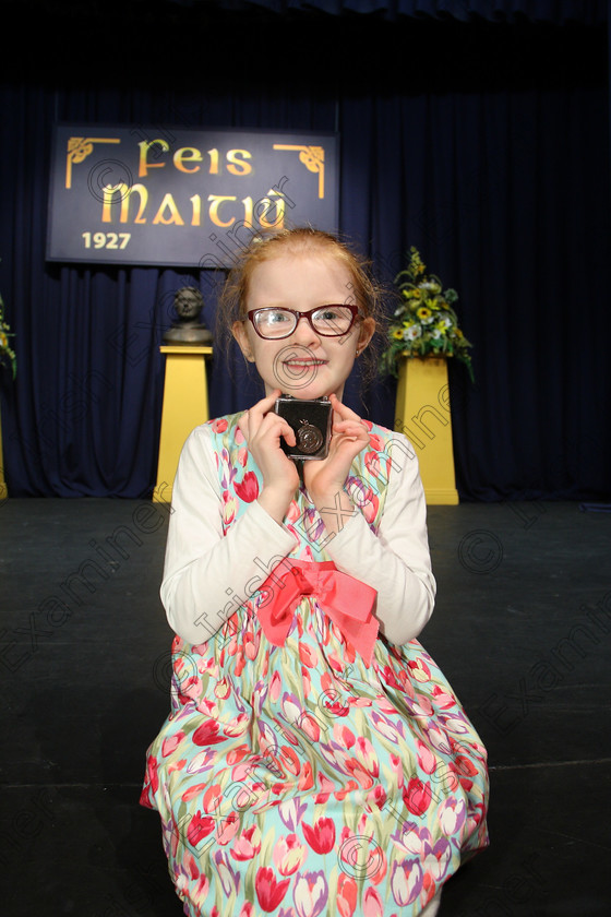 Feis21032018Wed40 
 40
Bronze Medallist Naoise Cremin from Glanmire.
 Labhairt na Filíocht agus Míreanna Drámaíochta Class: 517: “Corn Helen” Bhéarslabhairt 7 Bliana D’Aois Nó Faoina –Roinn 1 Feis Maitiú 92nd Festival held in Fr. Mathew Hall. EEjob 21/03/2018 Picture: Gerard Bonus.