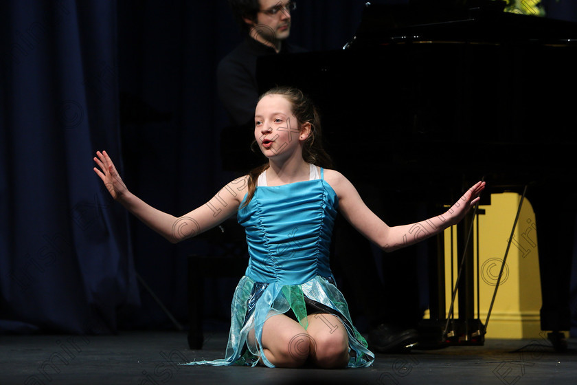 Feis27022018Tue06 
 5~6 
Sarah Canty performing “Part of your World”.
 Singing and School Choirs Class: 114: “The Altrusa Club of Cork Perpetual Trophy” Solo Action Song 10 Years and Under Section 1; Feis Maitiú 92nd Festival held in Fr. Mathew Hall. EEjob 27/02/2018 Picture: Gerard Bonus.