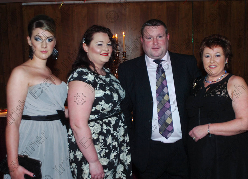 1274206 
 Aoife and Christina Hennessy, Blarney Street and Mossie and Donna McAuliffe, banduff attending the Marks & Spencer Staff Christmas Party at the Clarion Hotel, Cork on Saturday 15th January 2011.
Pic; Larry Cummins,
Evening Echo staff