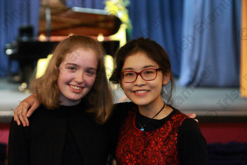 Feis0502109Tue39 
 39
Helen Rutledge and Megan Chan from Blackrock both performed Shostakovich Piano Concerto No.2.

Class: 155: “The Bridget Doolan Memorial Perpetual Cup” and Bursary
Bursary Value €150 Piano Concerto One Movement from any Concerto.

Feis Maitiú 93rd Festival held in Fr. Matthew Hall. EEjob 05/02/2019. Picture: Gerard Bonus