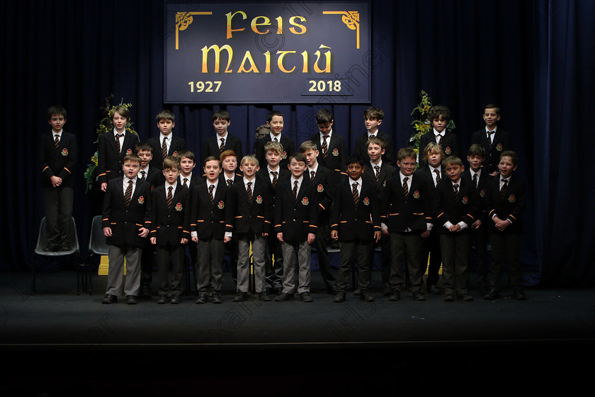 Feis23022018Fri02 
 2~5
CBC Cork 4th Class performing.
 Speech and Drama Class: 476: “The Peg O’Mahony Memorial Perpetual Cup” Choral Speaking 4th Class Feis Maitiú 92nd Festival held in Fr. Mathew Hall. EEjob 23/02/2018 Picture: Gerard Bonus.