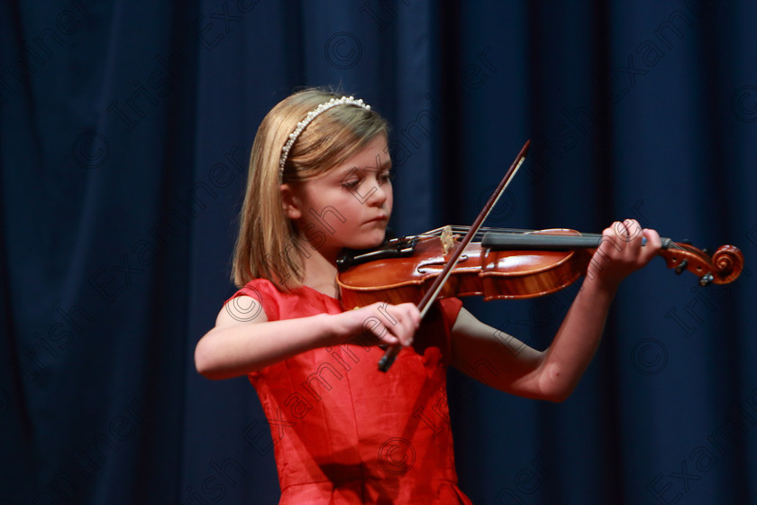 Feis0402109Mon21 
 20~21
Aoife Farren performing for third place.

Class: 242: Violin Solo 8 Years and Under (a) Carse–Petite Reverie (Classical Carse Bk.1) (b) Contrasting piece not to exceed 2 minutes.

Feis Maitiú 93rd Festival held in Fr. Matthew Hall. EEjob 04/02/2019. Picture: Gerard Bonus