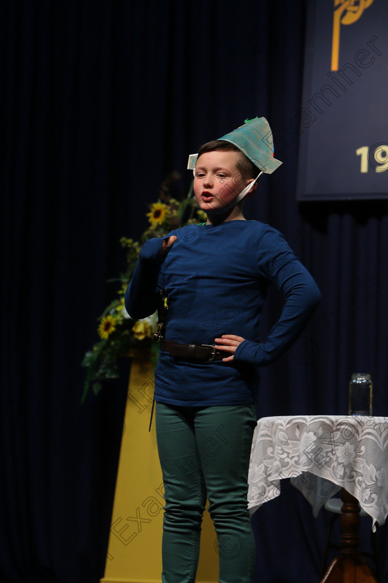 Feis20032018Tue15 
 14~15
Leon Moloney performing “Peter Pan” trying to find Tinkerbell.
 Speech and Drama Class: 329: Dramatic Solo 8 Years and Under Feis Maitiú 92nd Festival held in Fr. Mathew Hall. EEjob 20/03/2018 Picture: Gerard Bonus