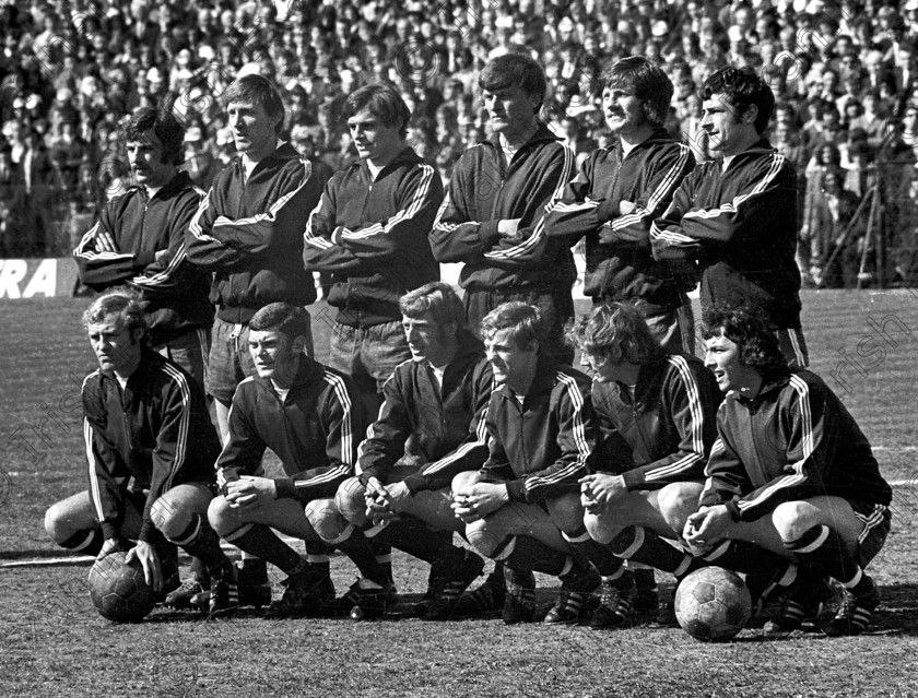 430535 
 The Cork Hibernians team who defeated Waterford in the F.A.I. Cup Final at Dalymount Park, Dublin. 
25/04/1972 Ref. 140/021
100 Cork Sporting Heroes Old black and white