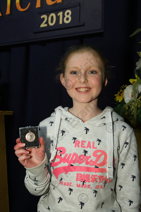 Feis16032018Fri40 
 40
Bronze Medallist Lily Rose Boundy from Mayfield for her performance of “The Magic Mirror.
 Speech and Drama Class: 328: “The Fr. Nessan Shaw Memorial Perpetual Cup” Dramatic Solo 10 Years and Under Section 3 Feis Maitiú 92nd Festival held in Fr. Mathew Hall. EEjob 16/03/2018 Picture: Gerard Bonus.